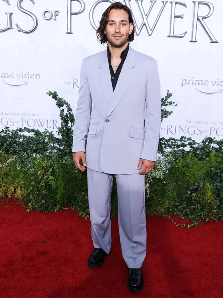 English actor Maxim Baldry arrives at the Los Angeles Premiere Of Amazon Prime Video's 'The Lord Of The Rings: The Rings Of Power' Season 1 held at The Culver Studios on August 15, 2022 in Culver City, Los Angeles, California, United States. 