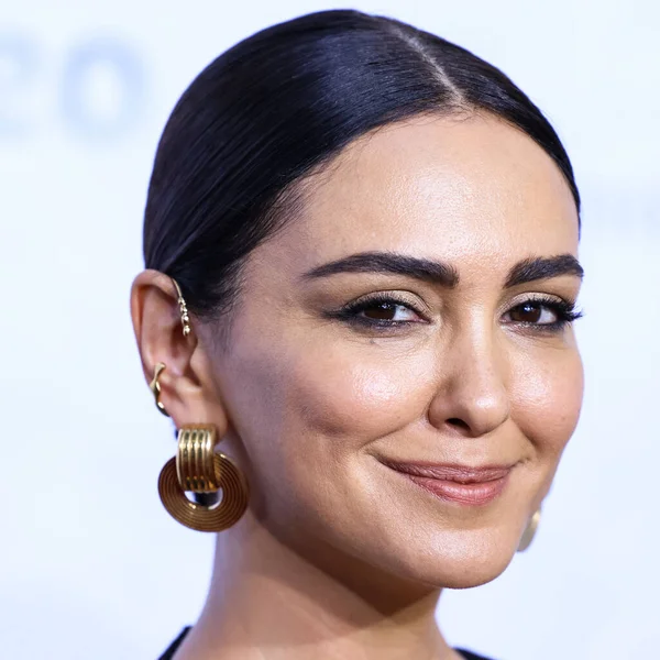 British actress Nazanin Boniadi arrives at the Los Angeles Premiere Of Amazon Prime Video's 'The Lord Of The Rings: The Rings Of Power' Season 1 held at The Culver Studios on August 15, 2022 in Culver City, Los Angeles, California, United States.
