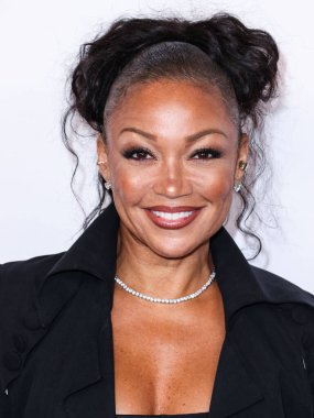 American singer-songwriter Chante Moore arrives at the 22nd Annual Harold And Carole Pump Foundation Gala held at The Beverly Hilton Hotel on August 19, 2022 in Beverly Hills, Los Angeles, California, United States. 