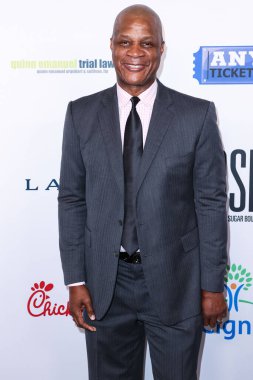 American former professional baseball right fielder Darryl Strawberry arrives at the 22nd Annual Harold And Carole Pump Foundation Gala held at The Beverly Hilton Hotel on August 19, 2022 in Beverly Hills, Los Angeles, California, United States. 