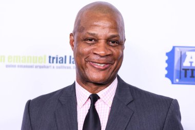 American former professional baseball right fielder Darryl Strawberry arrives at the 22nd Annual Harold And Carole Pump Foundation Gala held at The Beverly Hilton Hotel on August 19, 2022 in Beverly Hills, Los Angeles, California, United States. 