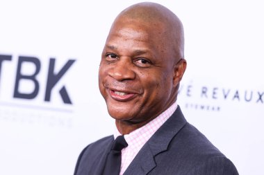 American former professional baseball right fielder Darryl Strawberry arrives at the 22nd Annual Harold And Carole Pump Foundation Gala held at The Beverly Hilton Hotel on August 19, 2022 in Beverly Hills, Los Angeles, California, United States. 