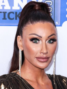 American golfer and model Holly Sonders arrives at the 22nd Annual Harold And Carole Pump Foundation Gala held at The Beverly Hilton Hotel on August 19, 2022 in Beverly Hills, Los Angeles, California, United States. 