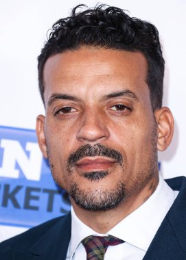 American former professional basketball player Matt Barnes arrives at the 22nd Annual Harold And Carole Pump Foundation Gala held at The Beverly Hilton Hotel on August 19, 2022 in Beverly Hills, Los Angeles, California, United States. 