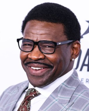 American sports commentator Michael Irvin arrives at the 22nd Annual Harold And Carole Pump Foundation Gala held at The Beverly Hilton Hotel on August 19, 2022 in Beverly Hills, Los Angeles, California, United States.