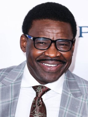 American sports commentator Michael Irvin arrives at the 22nd Annual Harold And Carole Pump Foundation Gala held at The Beverly Hilton Hotel on August 19, 2022 in Beverly Hills, Los Angeles, California, United States.