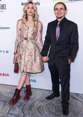 American model Paris Jackson and brother/American actor Prince Jackson arrive at the 22nd Annual Harold And Carole Pump Foundation Gala held at The Beverly Hilton Hotel on August 19, 2022 in Beverly Hills, Los Angeles, California, United States. 