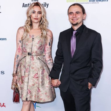 American model Paris Jackson and brother/American actor Prince Jackson arrive at the 22nd Annual Harold And Carole Pump Foundation Gala held at The Beverly Hilton Hotel on August 19, 2022 in Beverly Hills, Los Angeles, California, United States. 