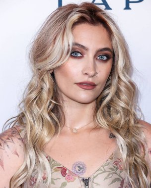 American model Paris Jackson arrives at the 22nd Annual Harold And Carole Pump Foundation Gala held at The Beverly Hilton Hotel on August 19, 2022 in Beverly Hills, Los Angeles, California, United States