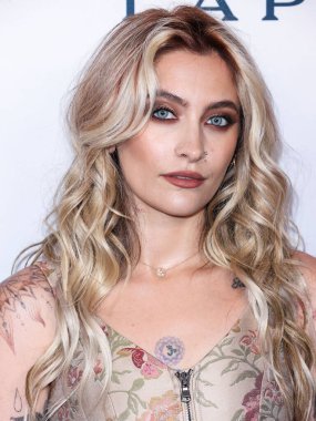 American model Paris Jackson arrives at the 22nd Annual Harold And Carole Pump Foundation Gala held at The Beverly Hilton Hotel on August 19, 2022 in Beverly Hills, Los Angeles, California, United States.
