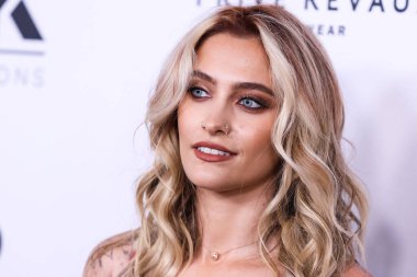 American model Paris Jackson arrives at the 22nd Annual Harold And Carole Pump Foundation Gala held at The Beverly Hilton Hotel on August 19, 2022 in Beverly Hills, Los Angeles, California, United States.