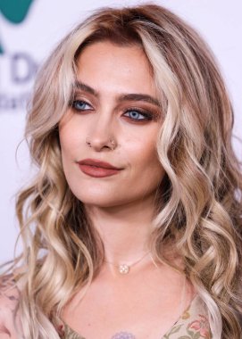 American model Paris Jackson arrives at the 22nd Annual Harold And Carole Pump Foundation Gala held at The Beverly Hilton Hotel on August 19, 2022 in Beverly Hills, Los Angeles, California, United States.
