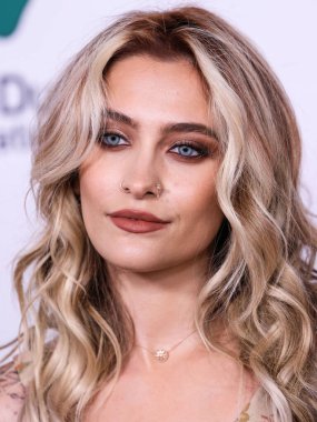 American model Paris Jackson arrives at the 22nd Annual Harold And Carole Pump Foundation Gala held at The Beverly Hilton Hotel on August 19, 2022 in Beverly Hills, Los Angeles, California, United States