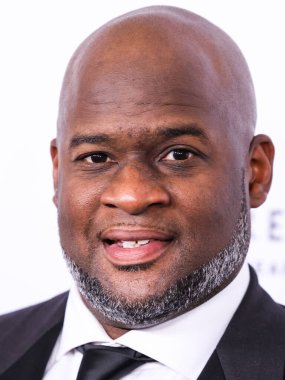 American former football quarterback Vince Young arrives at the 22nd Annual Harold And Carole Pump Foundation Gala held at The Beverly Hilton Hotel on August 19, 2022 in Beverly Hills, Los Angeles, California, United States. 
