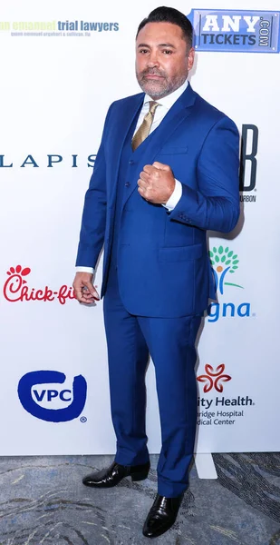 American Boxing Promoter Former Professional Boxer Oscar Hoya Arrives 22Nd — 图库照片