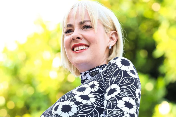 American actress Jena Malone arrives at the Los Angeles Premiere Of Vertical Entertainment's 'Adopting Audrey' held at Brain Dead Studios LA on August 22, 2022 in Los Angeles, California, United States.