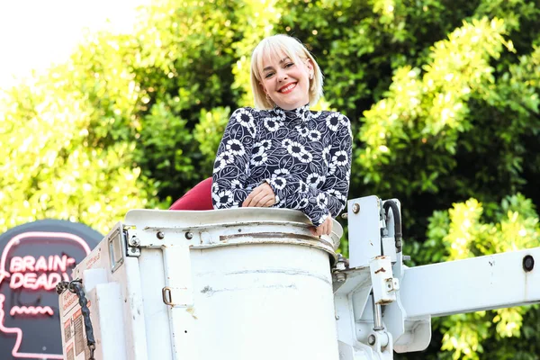 American actress Jena Malone arrives at the Los Angeles Premiere Of Vertical Entertainment's 'Adopting Audrey' held at Brain Dead Studios LA on August 22, 2022 in Los Angeles, California, United States.