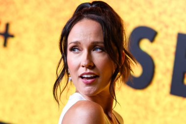 American actress Anna Camp arrives at the Los Angeles Premiere Of Apple TV+'s Original Series 'See' Season 3 held at Directors Guild of America (DGA) Theater Complex on August 23, 2022 in Los Angeles, California, United States.