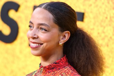 Canadian actress Hayley Law arrives at the Los Angeles Premiere Of Apple TV+'s Original Series 'See' Season 3 held at Directors Guild of America (DGA) Theater Complex on August 23, 2022 in Los Angeles, California, United States. 