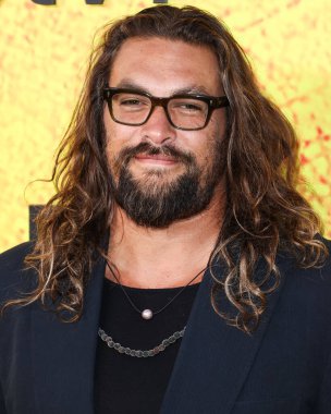 American actor Jason Momoa arrives at the Los Angeles Premiere Of Apple TV+'s Original Series 'See' Season 3 held at Directors Guild of America (DGA) Theater Complex on August 23, 2022 in Los Angeles, California, United States. 