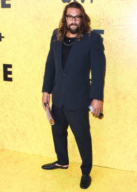 American actor Jason Momoa arrives at the Los Angeles Premiere Of Apple TV+'s Original Series 'See' Season 3 held at Directors Guild of America (DGA) Theater Complex on August 23, 2022 in Los Angeles, California, United States. 