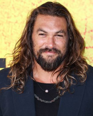 American actor Jason Momoa arrives at the Los Angeles Premiere Of Apple TV+'s Original Series 'See' Season 3 held at Directors Guild of America (DGA) Theater Complex on August 23, 2022 in Los Angeles, California, United States. 