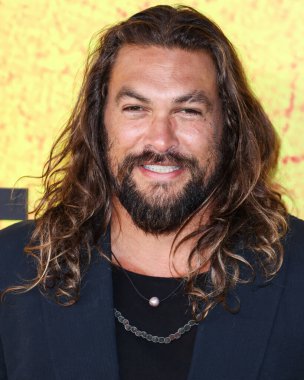 American actor Jason Momoa arrives at the Los Angeles Premiere Of Apple TV+'s Original Series 'See' Season 3 held at Directors Guild of America (DGA) Theater Complex on August 23, 2022 in Los Angeles, California, United States. 