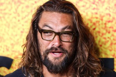 American actor Jason Momoa arrives at the Los Angeles Premiere Of Apple TV+'s Original Series 'See' Season 3 held at Directors Guild of America (DGA) Theater Complex on August 23, 2022 in Los Angeles, California, United States.