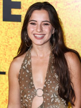 French actress Keana Marie arrives at the Los Angeles Premiere Of Apple TV+'s Original Series 'See' Season 3 held at Directors Guild of America (DGA) Theater Complex on August 23, 2022 in Los Angeles, California, United States. 