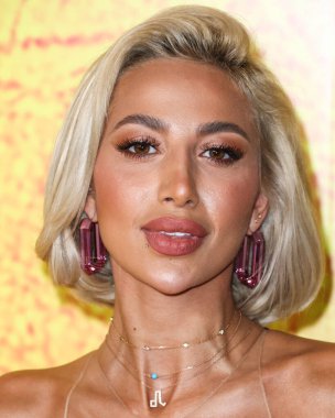 Saudi Arabian model Roz (Rawan Abdullah Abu Zaid) arrives at the Los Angeles Premiere Of Apple TV+'s Original Series 'See' Season 3 held at Directors Guild of America (DGA) Theater Complex on August 23, 2022 in Los Angeles, California, United States.