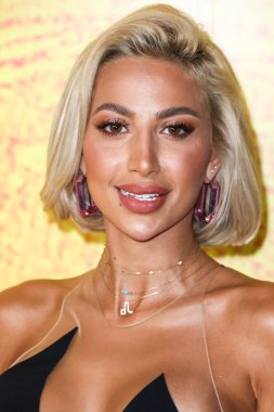 Saudi Arabian model Roz (Rawan Abdullah Abu Zaid) arrives at the Los Angeles Premiere Of Apple TV+'s Original Series 'See' Season 3 held at Directors Guild of America (DGA) Theater Complex on August 23, 2022 in Los Angeles, California, United States.