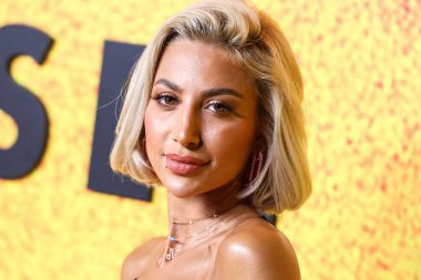 Saudi Arabian model Roz (Rawan Abdullah Abu Zaid) arrives at the Los Angeles Premiere Of Apple TV+'s Original Series 'See' Season 3 held at Directors Guild of America (DGA) Theater Complex on August 23, 2022 in Los Angeles, California, United States.