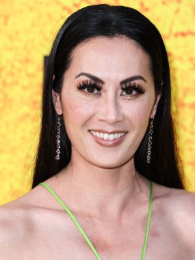 Canadian actress Olivia Cheng wearing Atelier Ndigo arrives at the Los Angeles Premiere Of Apple TV+'s Original Series 'See' Season 3 held at Directors Guild of America (DGA) Theater Complex on August 23, 2022 in Los Angeles, California, USA