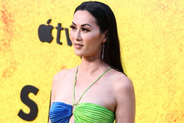 Canadian actress Olivia Cheng wearing Atelier Ndigo arrives at the Los Angeles Premiere Of Apple TV+'s Original Series 'See' Season 3 held at Directors Guild of America (DGA) Theater Complex on August 23, 2022 in Los Angeles, California, USA