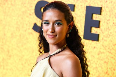 American actress Yadira Guevara-Prip arrives at the Los Angeles Premiere Of Apple TV+'s Original Series 'See' Season 3 held at Directors Guild of America (DGA) Theater Complex on August 23, 2022 in Los Angeles, California, United States.