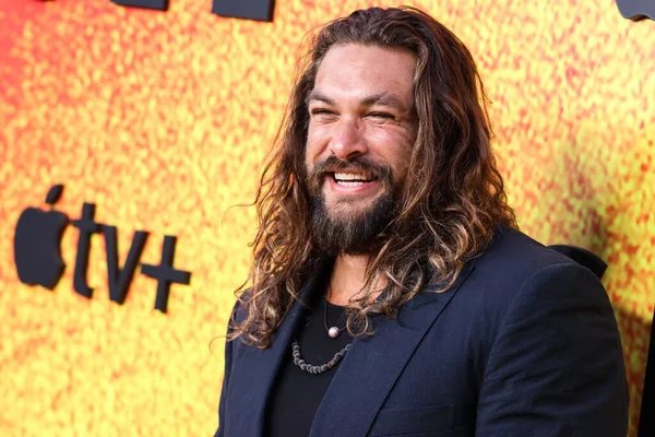 American Actor Jason Momoa Arrives Los Angeles Premiere Apple Original — Stock Photo, Image