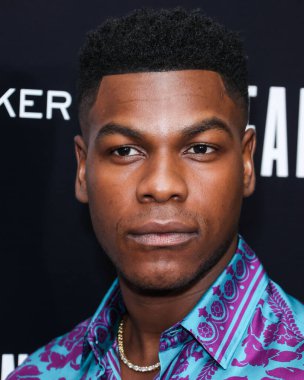 British actor John Boyega arrives at the Los Angeles Special Screening Of Bleecker Street Media's 'Breaking' held at The London Hotel West Hollywood at Beverly Hills on August 24, 2022 in West Hollywood, Los Angeles, California, United States. 