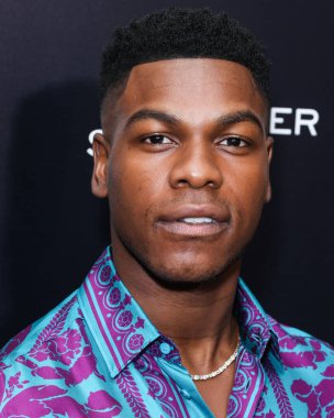 British actor John Boyega arrives at the Los Angeles Special Screening Of Bleecker Street Media's 'Breaking' held at The London Hotel West Hollywood at Beverly Hills on August 24, 2022 in West Hollywood, Los Angeles, California, United States. 