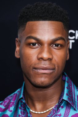British actor John Boyega arrives at the Los Angeles Special Screening Of Bleecker Street Media's 'Breaking' held at The London Hotel West Hollywood at Beverly Hills on August 24, 2022 in West Hollywood, Los Angeles, California, United States. 