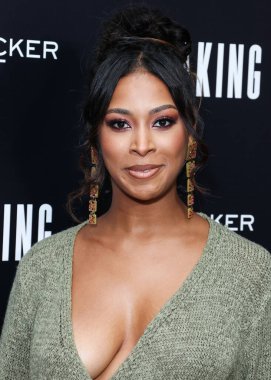American actress Skye Townsend arrives at the Los Angeles Special Screening Of Bleecker Street Media's 'Breaking' held at The London Hotel West Hollywood at Beverly Hills on August 24, 2022 in West Hollywood, Los Angeles, California, United States. (