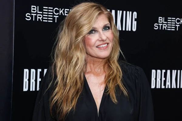 American actress Connie Britton arrives at the Los Angeles Special Screening Of Bleecker Street Media's 'Breaking' held at The London Hotel West Hollywood at Beverly Hills on August 24, 2022 in West Hollywood, Los Angeles, California, United States. 