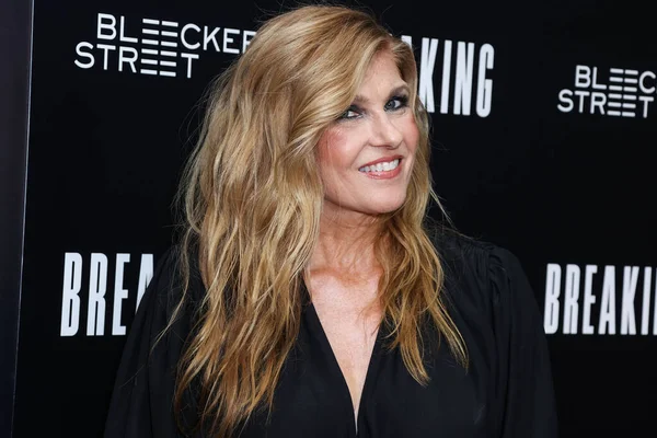 American actress Connie Britton arrives at the Los Angeles Special Screening Of Bleecker Street Media's 'Breaking' held at The London Hotel West Hollywood at Beverly Hills on August 24, 2022 in West Hollywood, Los Angeles, California, United States. 