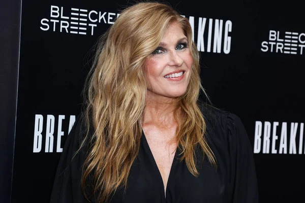 American actress Connie Britton arrives at the Los Angeles Special Screening Of Bleecker Street Media's 'Breaking' held at The London Hotel West Hollywood at Beverly Hills on August 24, 2022 in West Hollywood, Los Angeles, California, United States. 