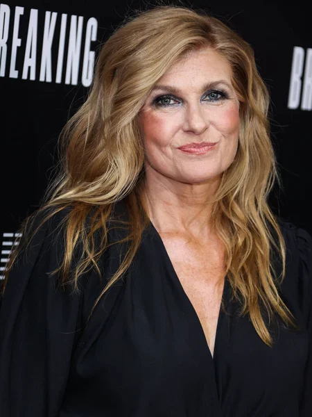 American actress Connie Britton arrives at the Los Angeles Special Screening Of Bleecker Street Media's 'Breaking' held at The London Hotel West Hollywood at Beverly Hills on August 24, 2022 in West Hollywood, Los Angeles, California, United States. 