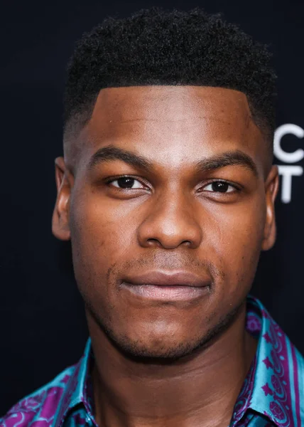 British actor John Boyega arrives at the Los Angeles Special Screening Of Bleecker Street Media's 'Breaking' held at The London Hotel West Hollywood at Beverly Hills on August 24, 2022 in West Hollywood, Los Angeles, California, United States. 