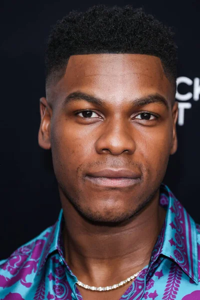 British actor John Boyega arrives at the Los Angeles Special Screening Of Bleecker Street Media's 'Breaking' held at The London Hotel West Hollywood at Beverly Hills on August 24, 2022 in West Hollywood, Los Angeles, California, United States. 