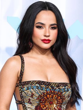 Becky G arrives at the 2022 MTV Video Music Awards held at the Prudential Center on August 28, 2022 in Newark, New Jersey, United States.