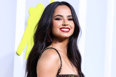 Becky G arrives at the 2022 MTV Video Music Awards held at the Prudential Center on August 28, 2022 in Newark, New Jersey, United States.