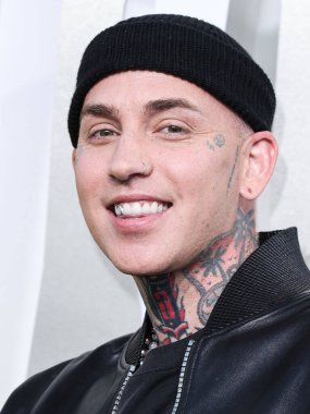Blackbear arrives at the 2022 MTV Video Music Awards held at the Prudential Center on August 28, 2022 in Newark, New Jersey, United States. 