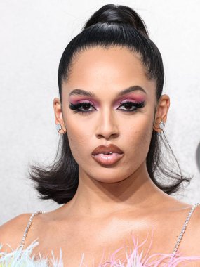 Brooklyn Nikole arrives at the 2022 MTV Video Music Awards held at the Prudential Center on August 28, 2022 in Newark, New Jersey, United States. 